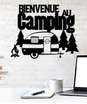 Bienvenue au camping – 15 po