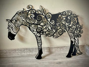 Cheval mandala noir – Rustique Chic