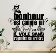 Citation sur le bonheur – 24 po