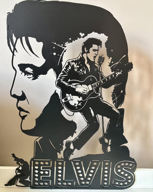 Décoration murale Elvis – 20 po