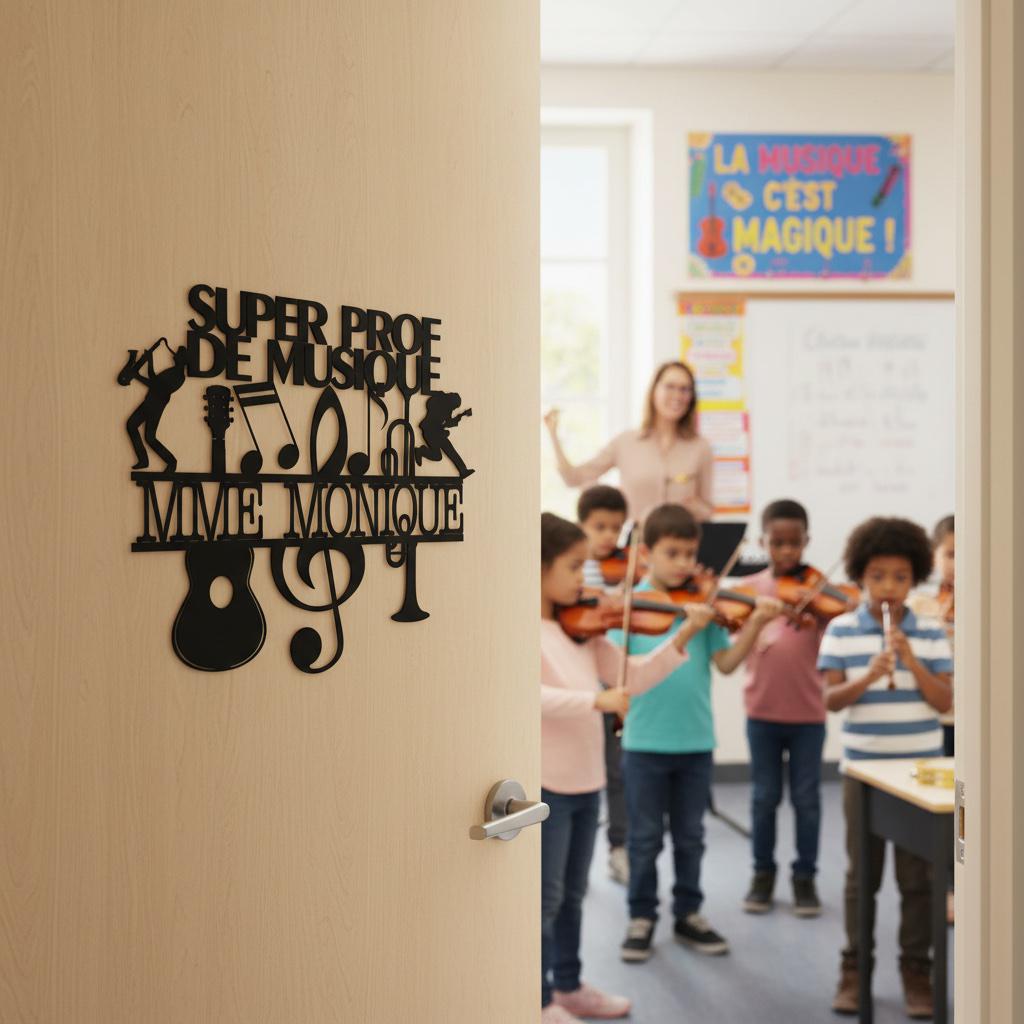 Cadeaux parfaits pour des enseignants Affiche pour porte ou murale.