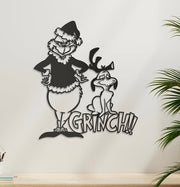 Grinch avec son chien – 20 po
