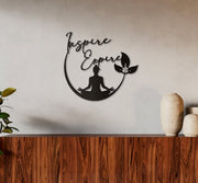 Inspire Expire Bouddha noir – Rustique Chic