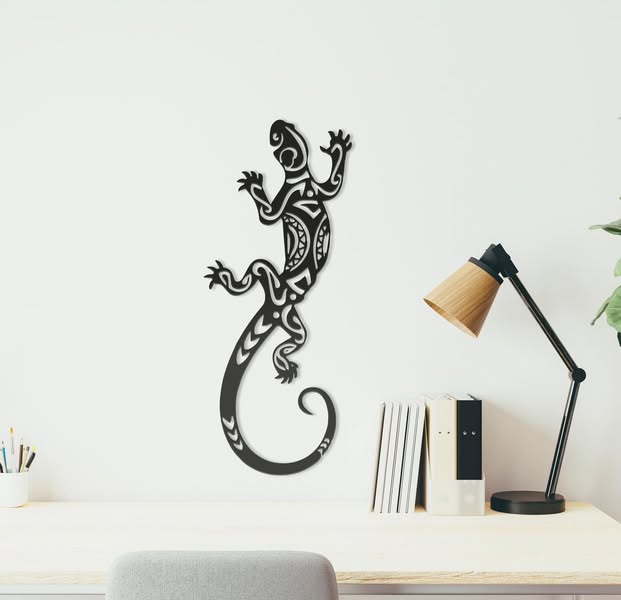 Lézard mandala – 24 po