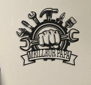 Le meilleur papa – outils – Rustique Chic