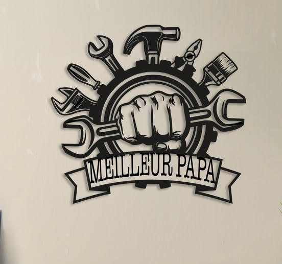 Le meilleur papa – outils – Rustique Chic