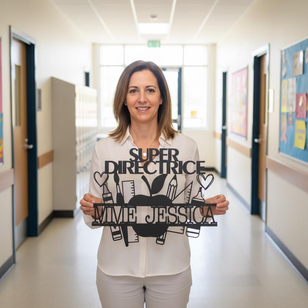 Cadeaux parfaits pour des Personnels de soutiens ! Affiche pour porte ou murale.