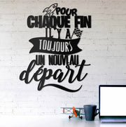 Pour chaque fin, il y a un nouveau départ – 24 po