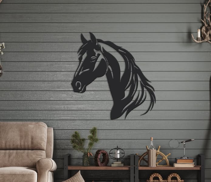 Tête de cheval – 30 po