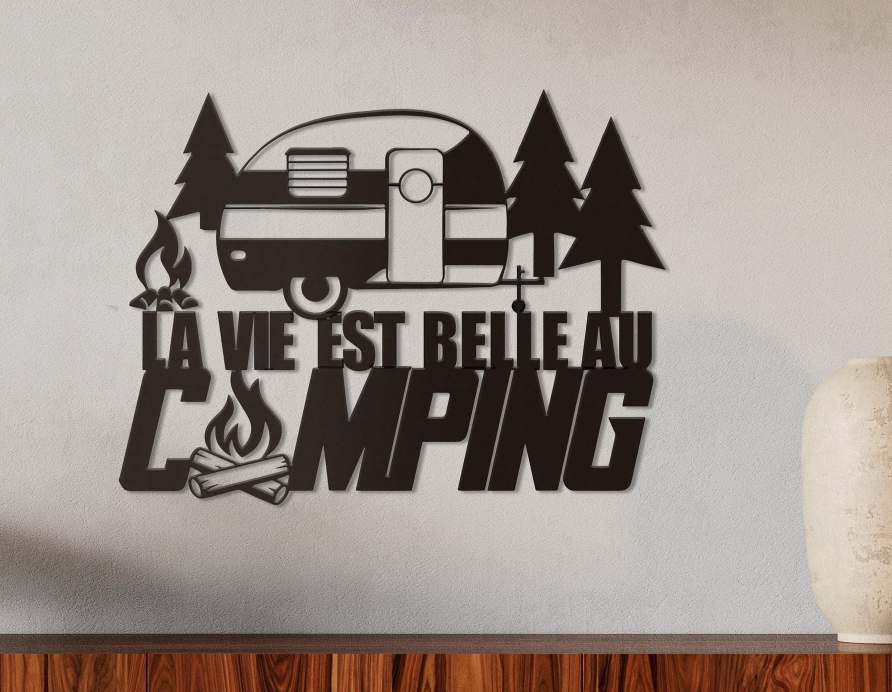 La vie est belle au camping ! 24po