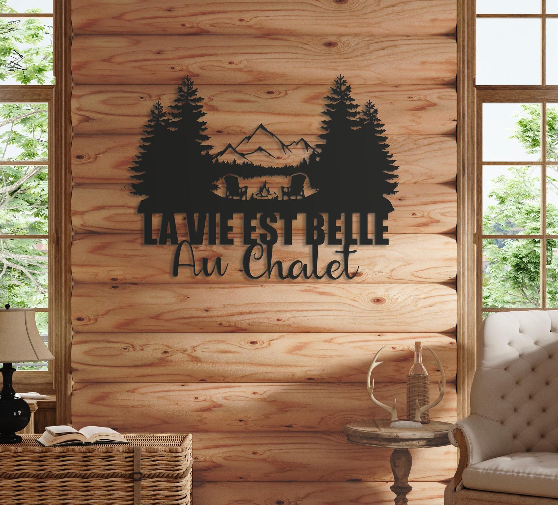 La vie est belle au Chalet ! 24po